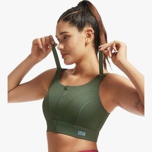 Women's Deep Green Sports Bra